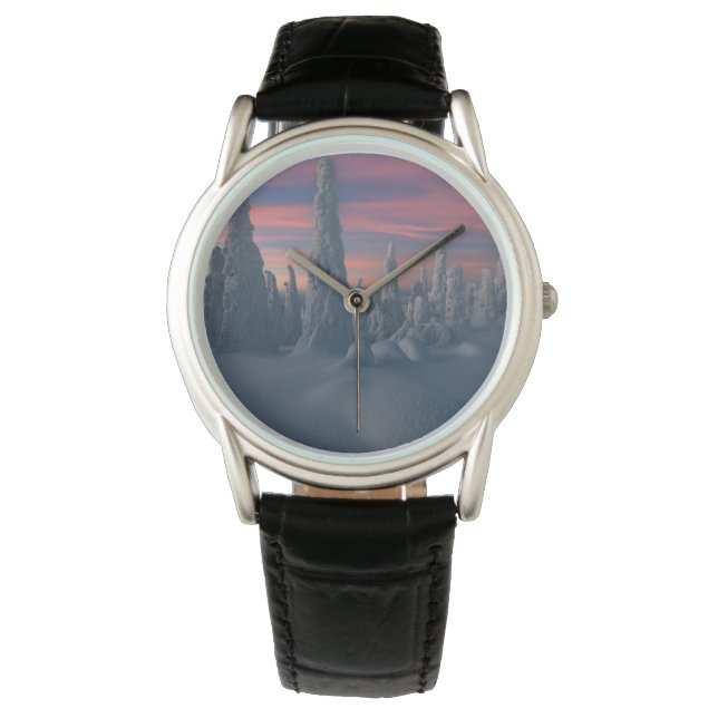Ice & Snow | Snow Covered Trees, Lapland, Finland Watch (Front)