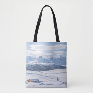 Ice & Snow   Snowscape European Alps, Italy Tote Bag