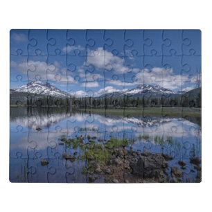Ice & Snow Sparks Lake, Oregon Jigsaw Puzzle