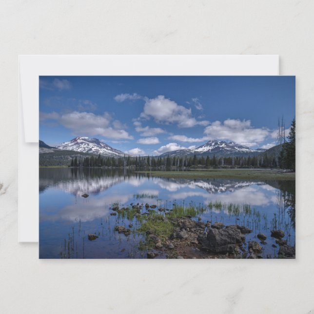 Ice & Snow | Sparks Lake, Oregon Thank You Card (Front)