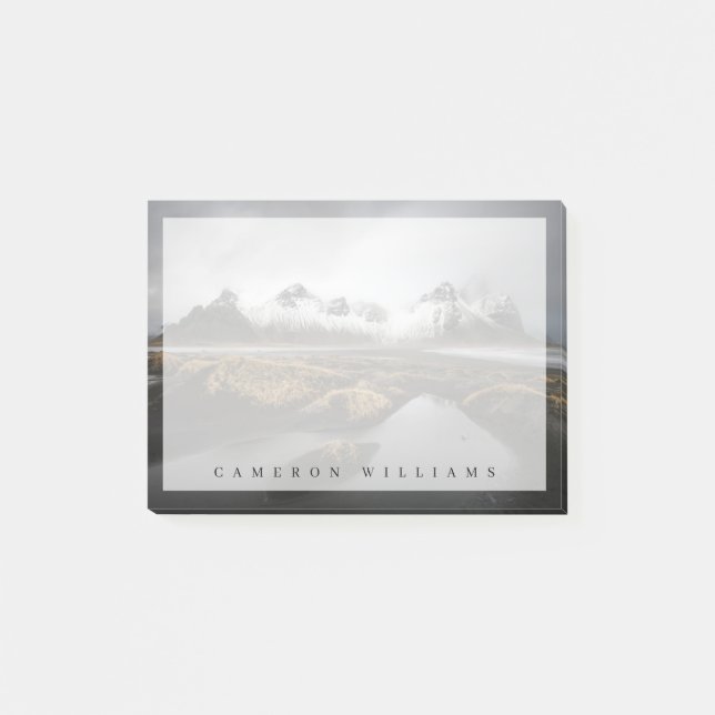 Ice & Snow | Vestrahorn Mountain, Iceland Post-it Notes (Front)