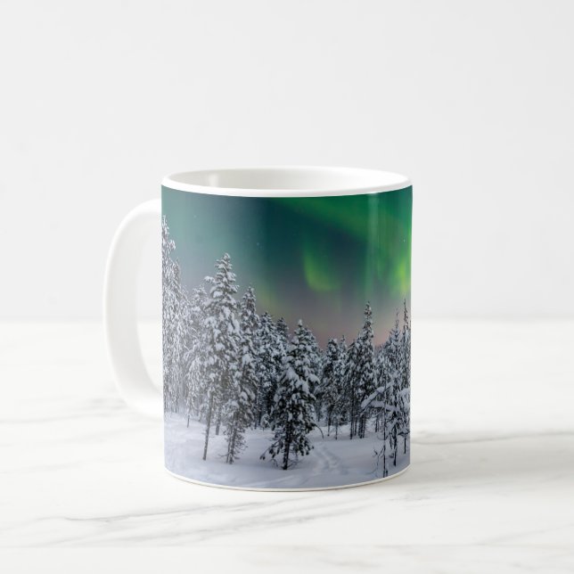 Ice & Snow | Winter Landscape, Finland Coffee Mug (Front Left)