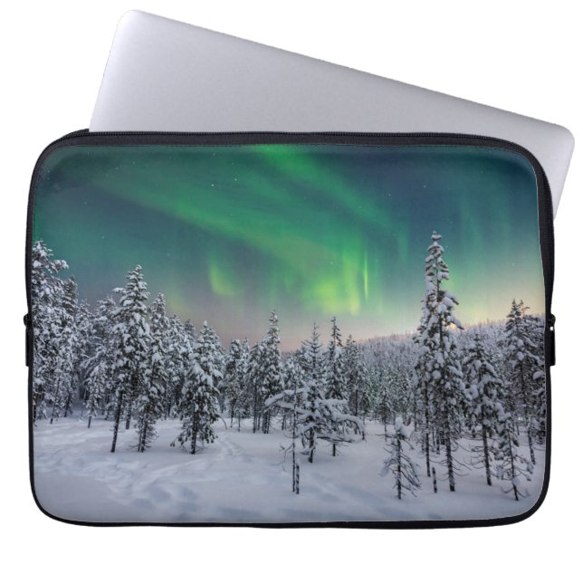 Ice & Snow | Winter Landscape, Finland Laptop Sleeve (Front)