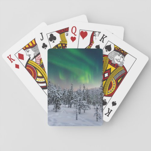 Ice  Snow  Winter Landscape Finland Poker Cards