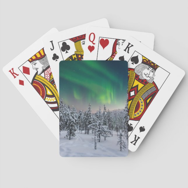 Ice & Snow | Winter Landscape, Finland Poker Cards (Back)