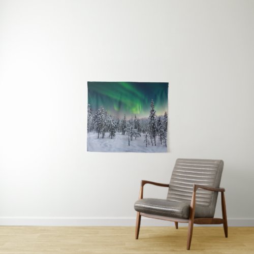 Ice  Snow  Winter Landscape Finland Tapestry