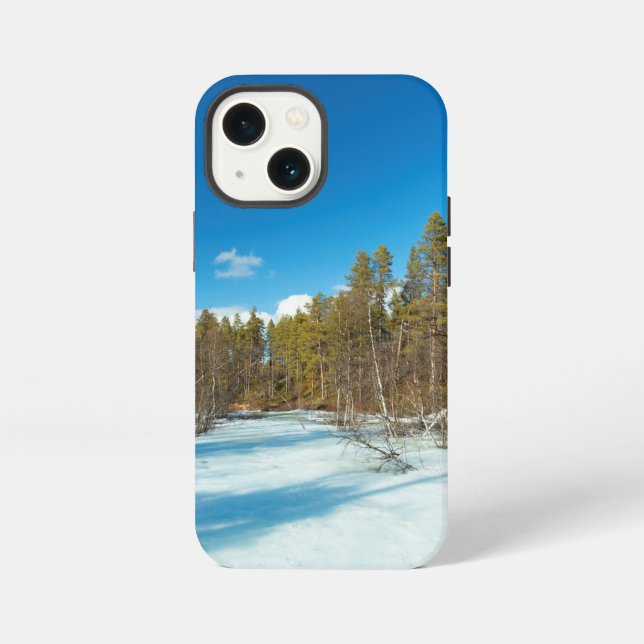 Ice & Snow | Winter Landscape Iphone Case (Back)