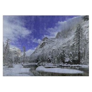 Ice & Snow Yosemite National Park Cutting Board