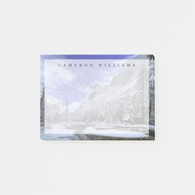 Ice & Snow | Yosemite National Park Post-it Notes (Front)