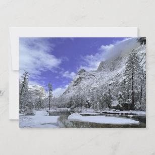 Ice & Snow   Yosemite National Park Thank You Card