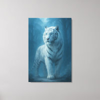 Ice Spirit White Tiger – Mystic Guardian of Calm P