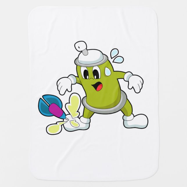 Ice spray Darts Dart Baby Blanket (Front)