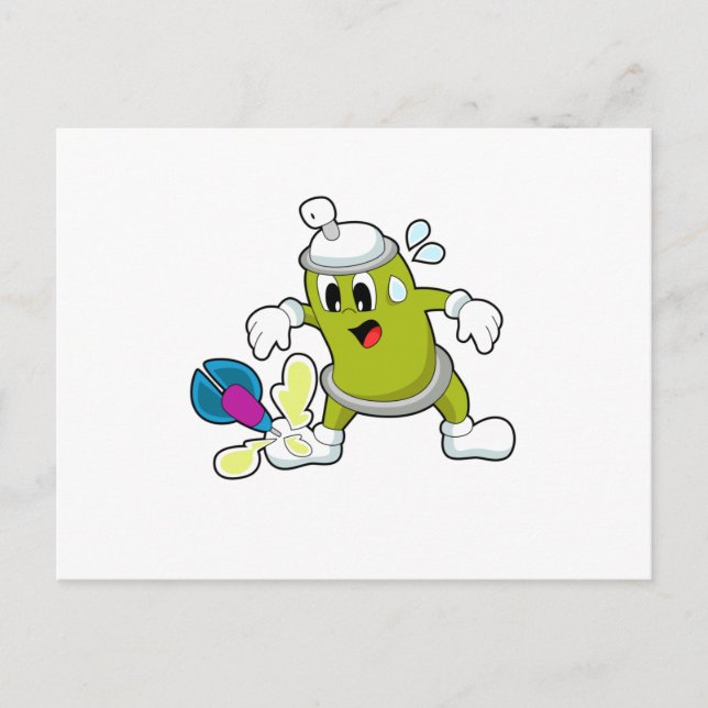 Ice spray Darts Dart Postcard (Front)