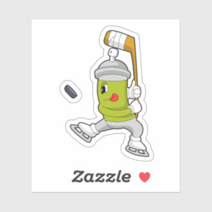 Ice spray Ice hockey Ice hockey stick Sticker