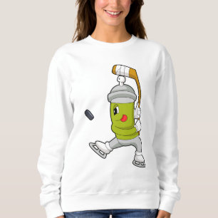 Ice spray Ice hockey Ice hockey stick Sweatshirt