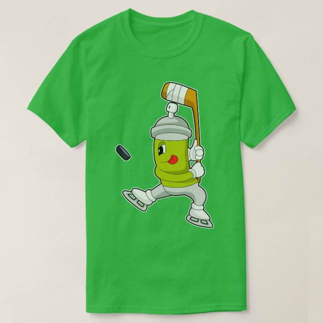 Ice Spray Ice Hockey Ice Hockey Stick  T-Shirt (Design Front)