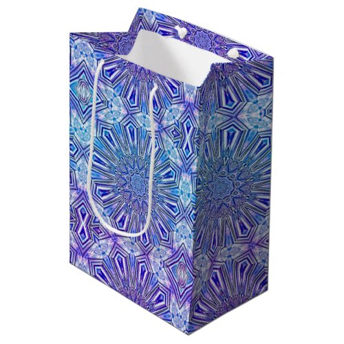 Ice Star Kaleidoscope Pattern Gift Bag