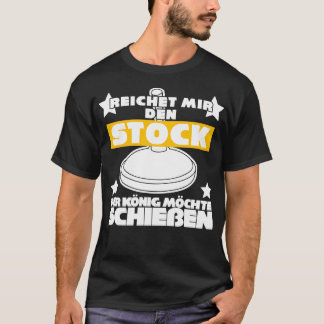 Ice Stock Joke Stock Shooting Sport T-Shirt