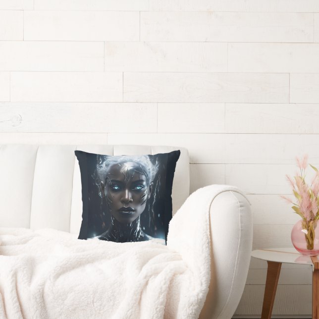 Ice Storm Throw Pillow (Couch)