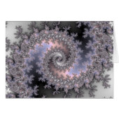 Ice Swirl  - Fractal Card (Front Horizontal)
