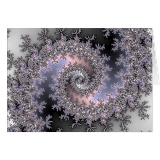 Ice Swirl  - Fractal Card (Front Horizontal)