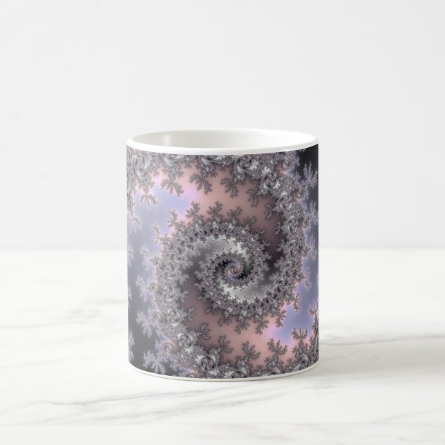Ice Swirl - Fractal Mug (Center)