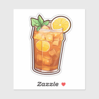ice tea sticker