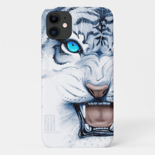Ice Tiger Face iPhone 11 Case