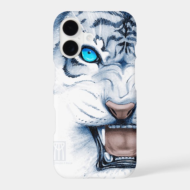 Ice Tiger Face Iphone Case (Back)