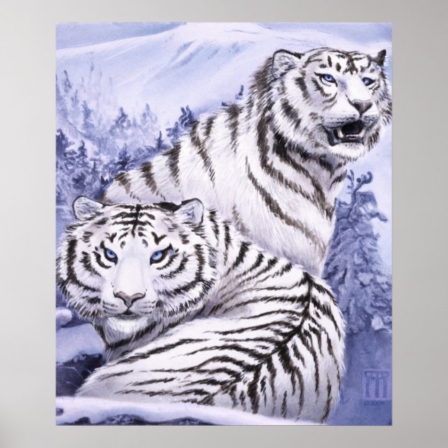 Ice Tigers print (Front)