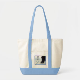 'Ice Time' Canvas Pocket Tote
