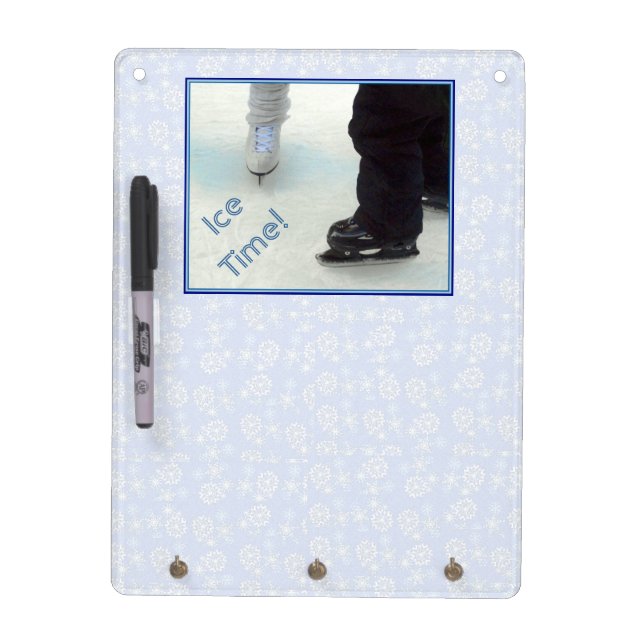 'Ice Time!' Dry Erase & Key Board (Front)