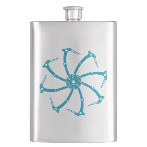 Ice Tool Spindle Hip Flask