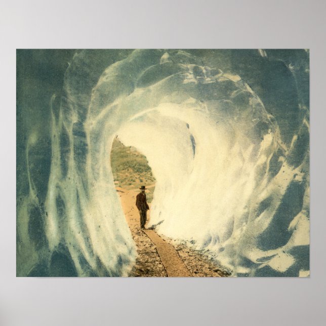 Ice Tunnel - Vintage Fine Art Poster (Front)