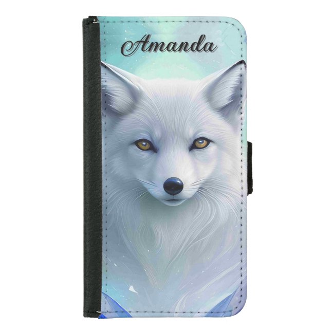 Ice Vixen Personal Samsung Galaxy Wallet Case (Front)