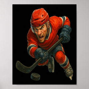 Ice Warrior Where Pion Meets The Frozen Byttlefiel Poster