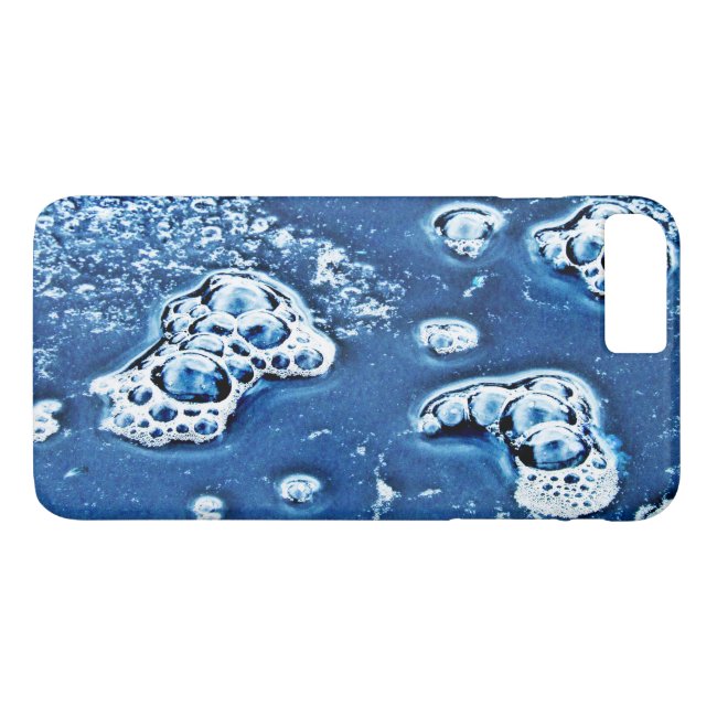 Ice Water Blue Bubbles Abstract iPhone 7 Plus Case