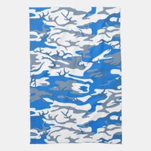 Ice Water Blue Camo Towel