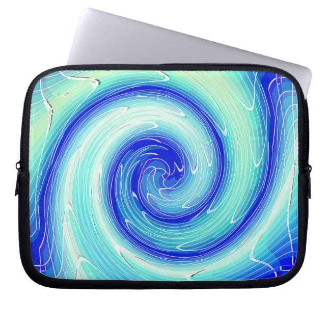 Ice wave..... laptop sleeve (Front)