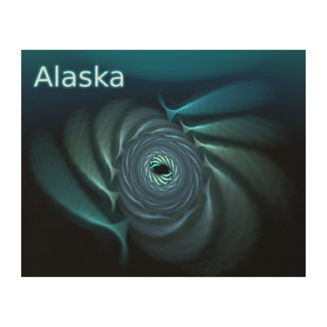 Ice Whales - Alaska Wood Wall Art (Front)
