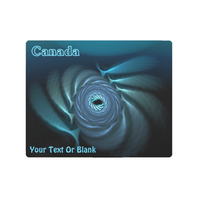 Ice Whales - Canada Metal Print (Front)