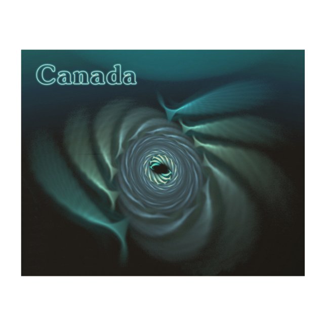 Ice Whales - Canada Wood Wall Art (Front)