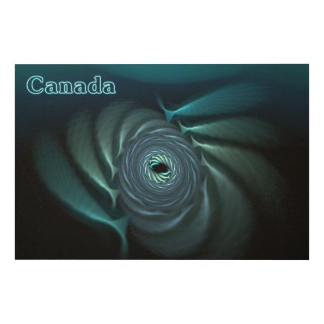 Ice Whales - Canada Wood Wall Decor (Front)