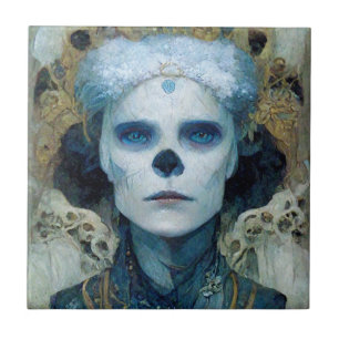 Ice Witch 3 Fantasy Sci-Fi Ceramic Tile
