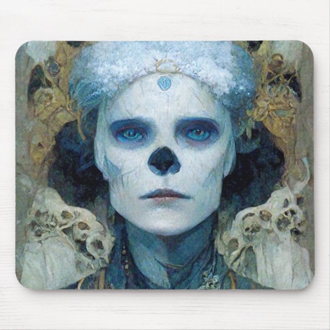 Ice Witch 3 Fantasy Sci-Fi Mouse Pad (Front)