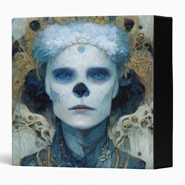 Ice Witch 3 Fantasy Sci-Fi Ring Binder (Back/Spine)