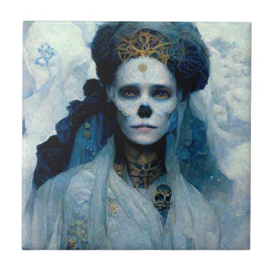 Ice Witch 4 Fantasy Sci-Fi Ceramic Tile