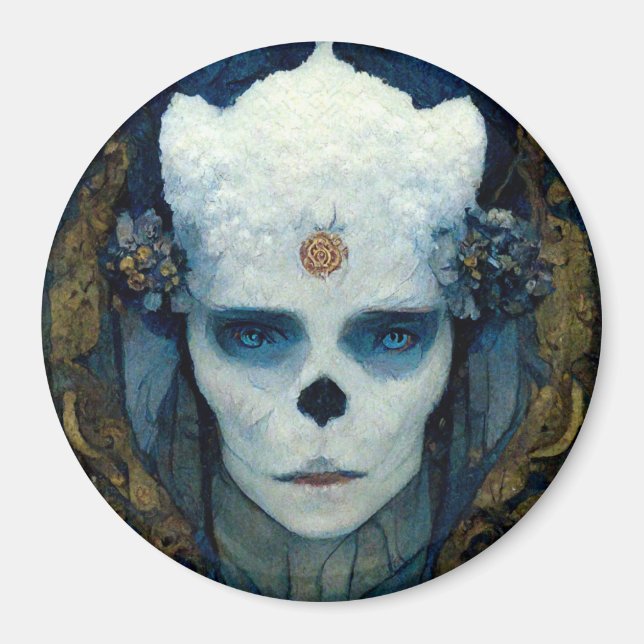 Ice Witch Fantasy Sci-Fi Art Magnet (Front)