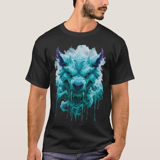 Ice Wolf Graphic Tee (Front)