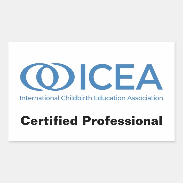 ICEA Certified Professional Stickers (Front)